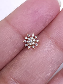 Rivaah Silver Nosepins