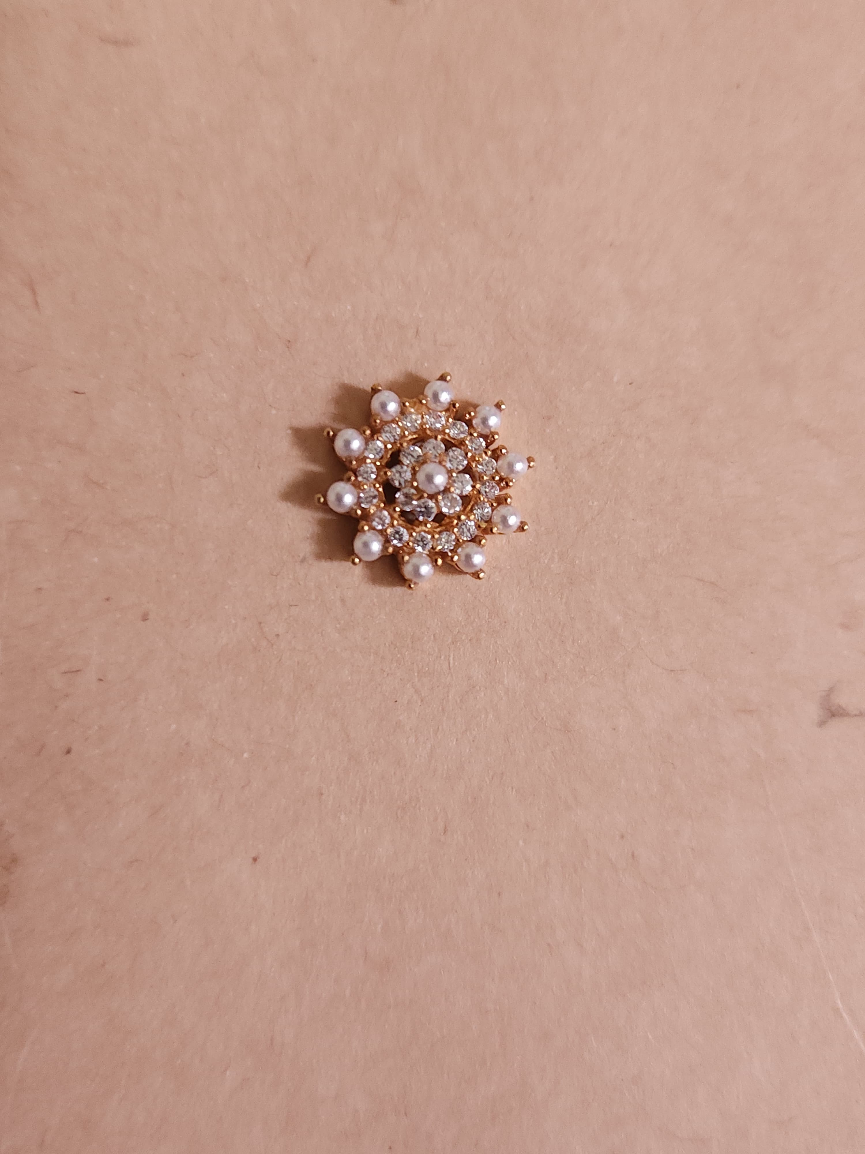 Hiral 925 Silver Nose Pin for Women