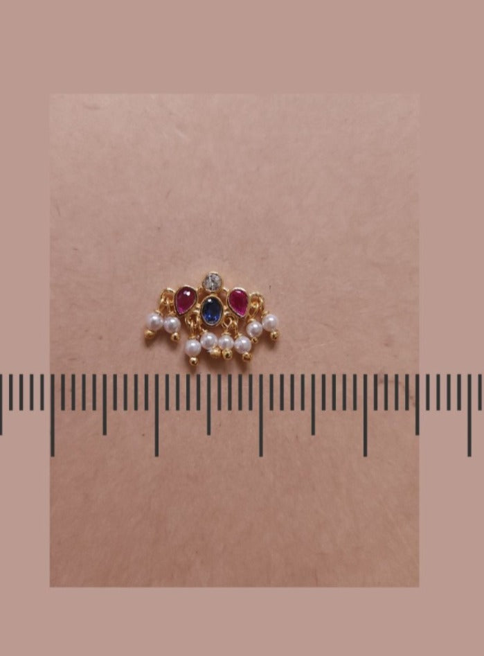 Chitakash Silver Nosepins
