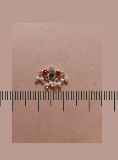 Chitaksh Silver Nosepins