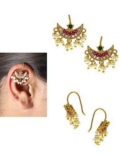 Anicham Silver Bugadi Earrings