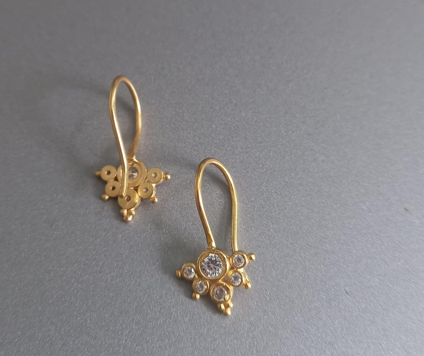 Madurai Silver Bugadi Earrings