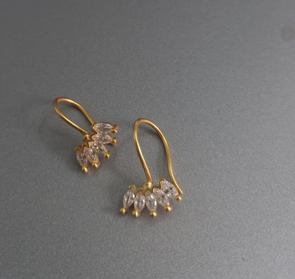 Kovil Silver Bugadi Earrings