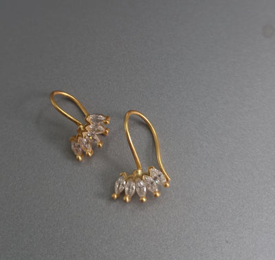 Kovil Silver Bugadi Earrings