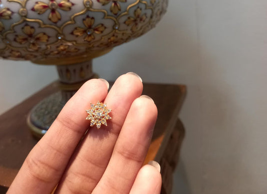Hiral Silver Nosepins