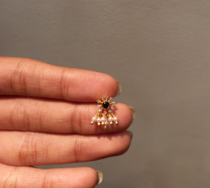 Charvik Silver Nosepins