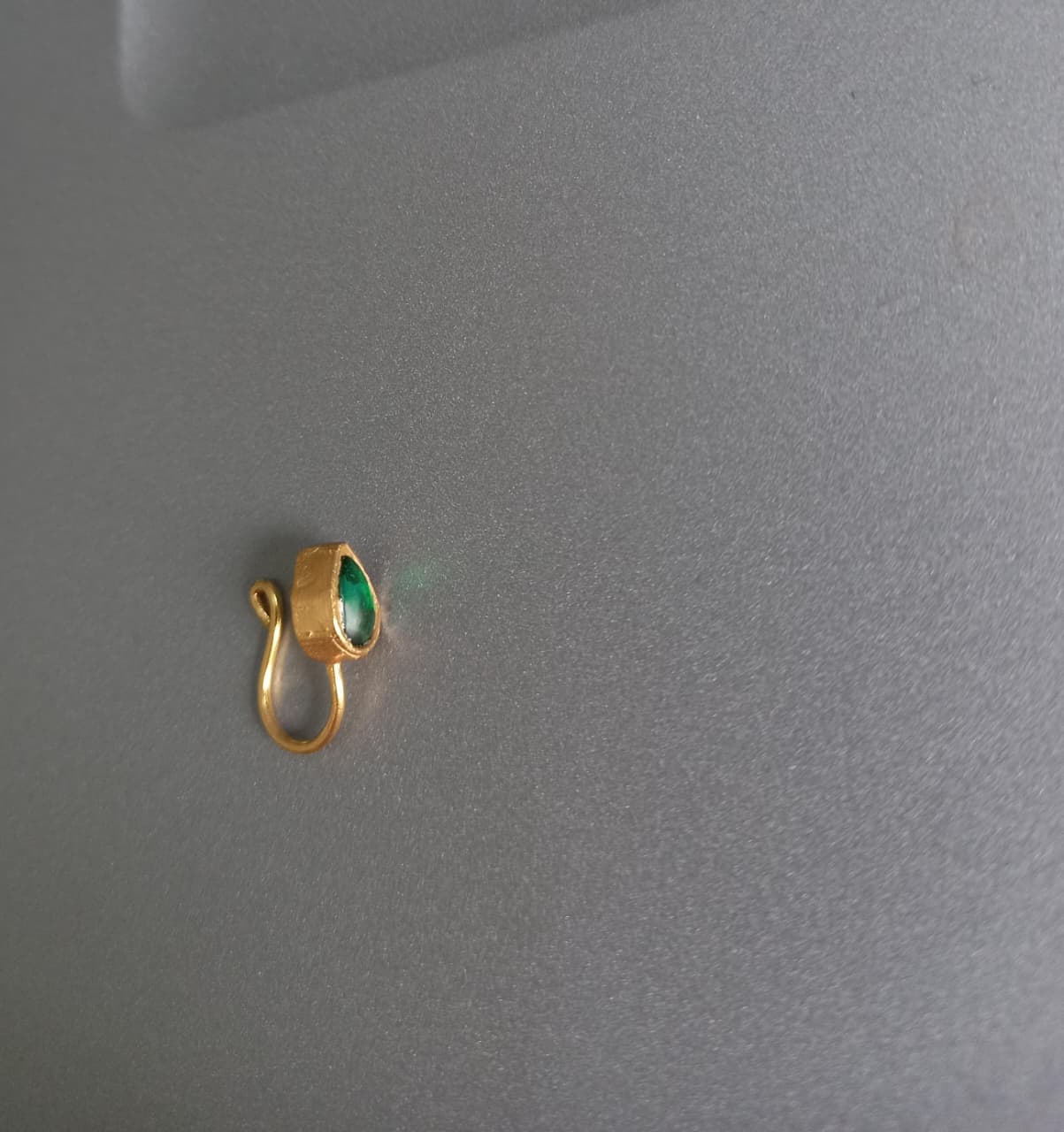 Kundan Upin Silver Nosepins