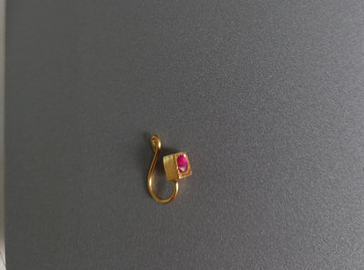 Square Silver Nosepins