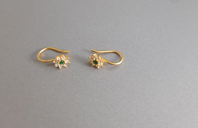 Phool Silver Bugadi Earrings