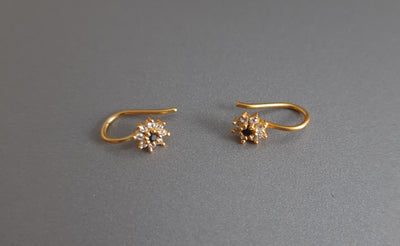 Phool Silver Bugadi Earrings