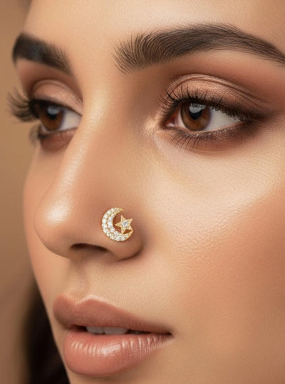 Nila Silver Nosepins