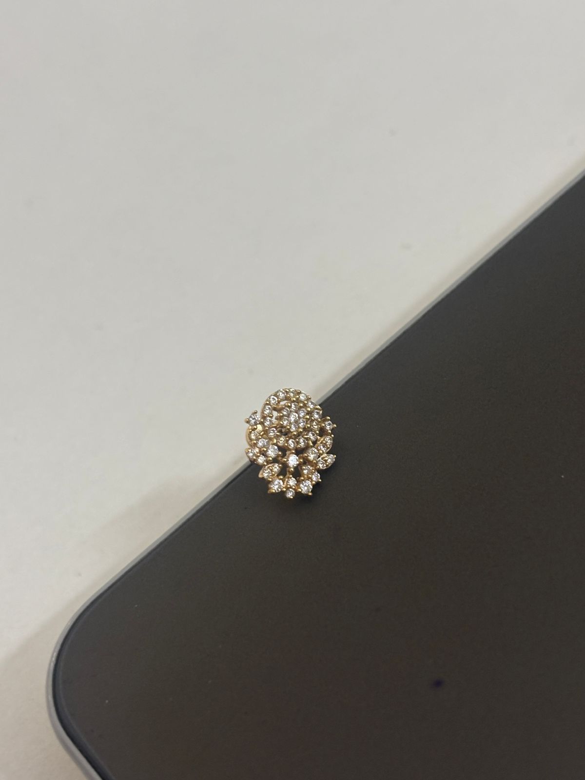Zari 925 Silver Nose Pin for Women