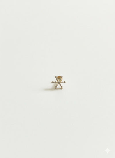 Hina Silver Nosepins