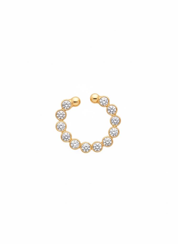 Chandrama Silver Nosepins (Push type)