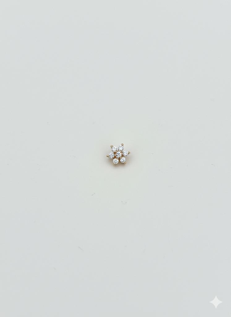 Indu 925 Silver Nose Pin for Women