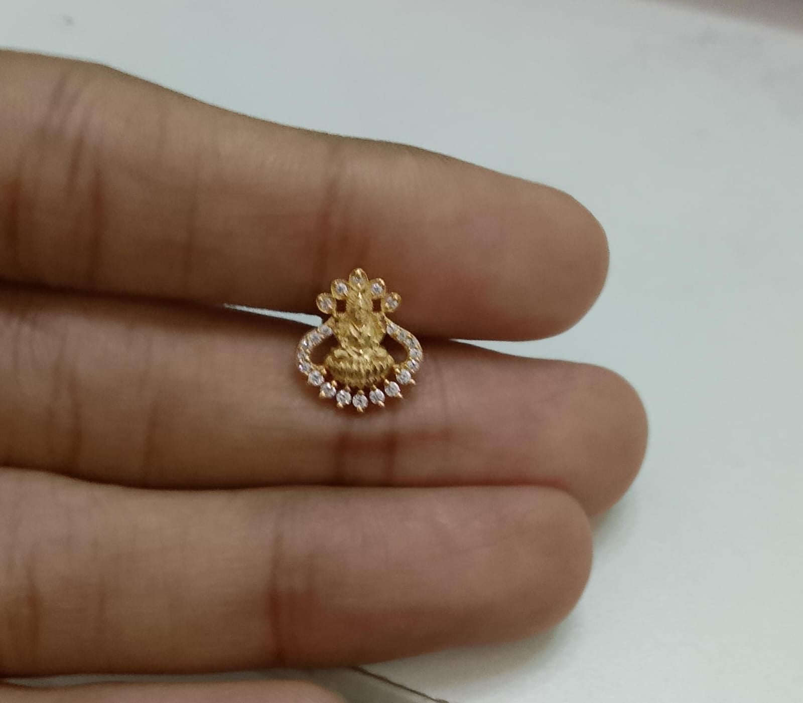 AshtaLakshmi Silver Nose Pin for Women