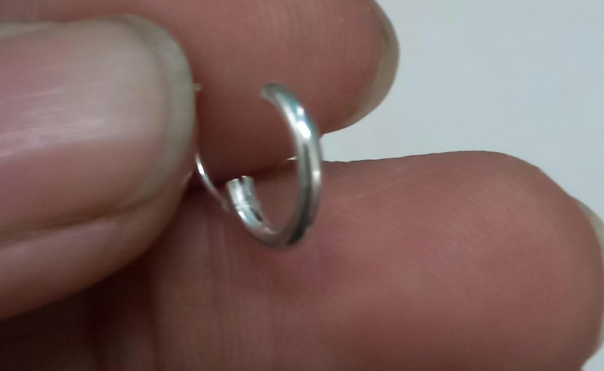 Nosering9 925 Sterling Silver Nose Ring for Women