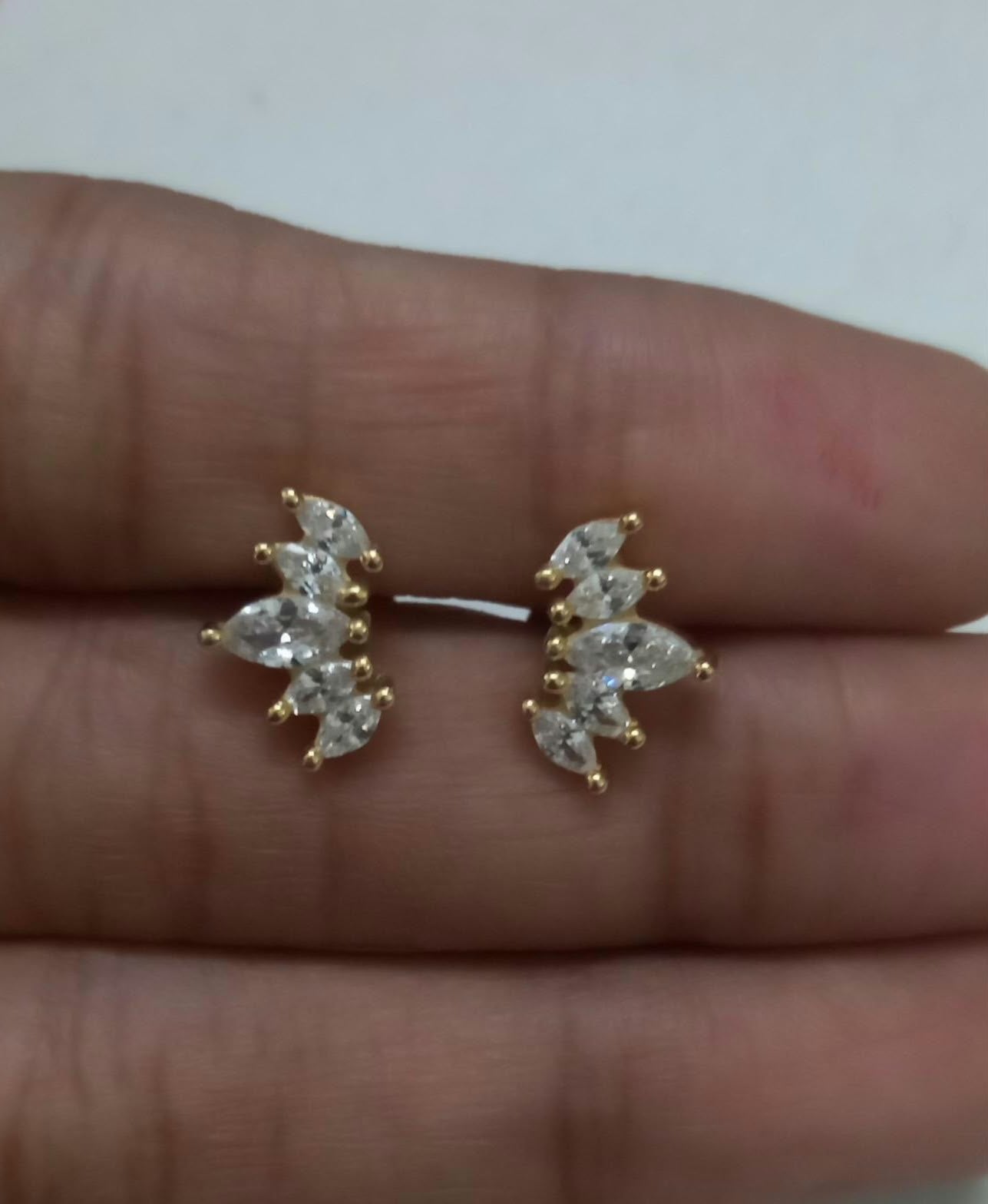 Crown Arc 925 Silver Studs