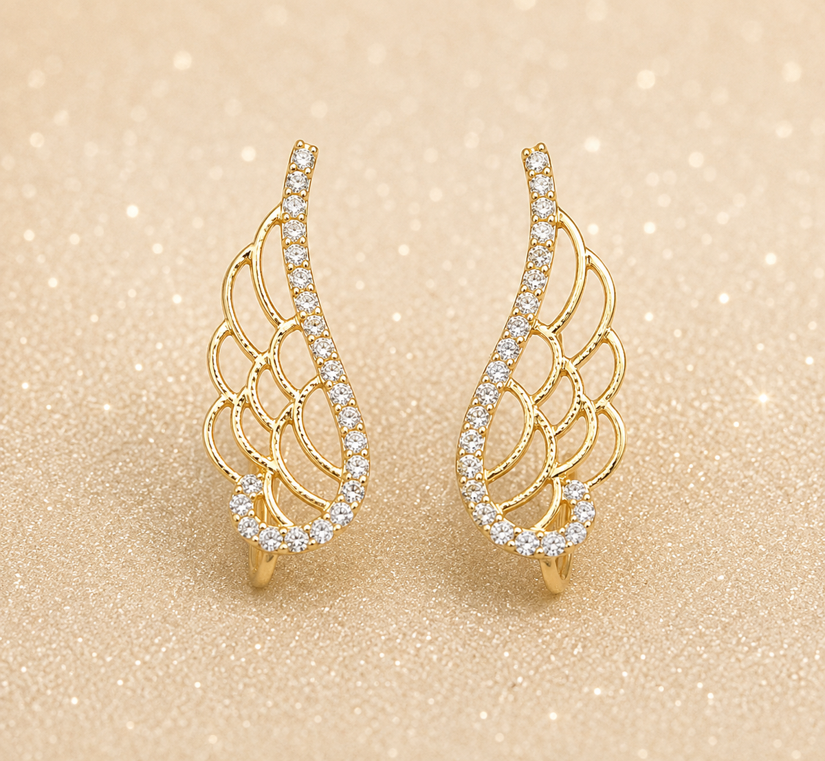 Wings of Light 925 Silver Bluetooth Earrings