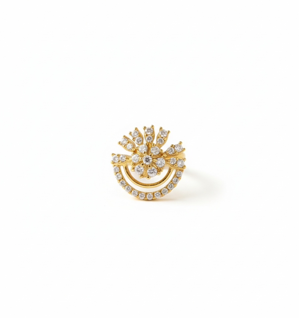 Yashi 925 Silver Nose Pin for Women