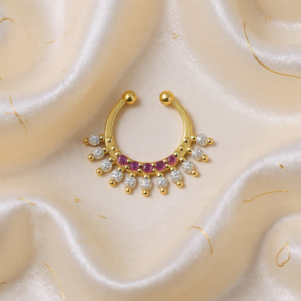 Silver 925 Septum Nose Pin 21