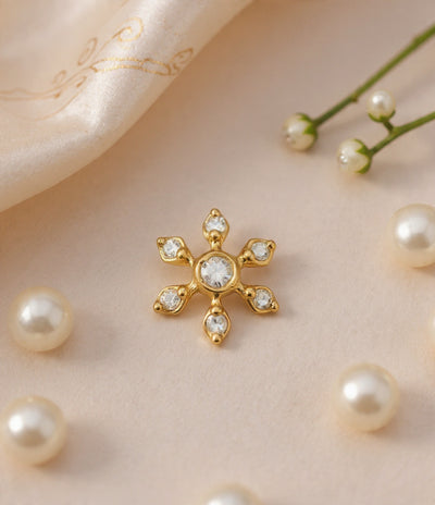 Ruhi Silver Nosepins