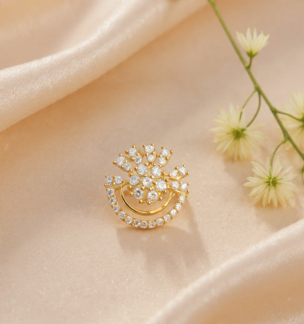 Yashi 925 Silver Nose Pin for Women