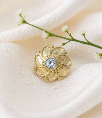 Phool Silver Nosepins