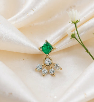 Raasha Silver Nosepins