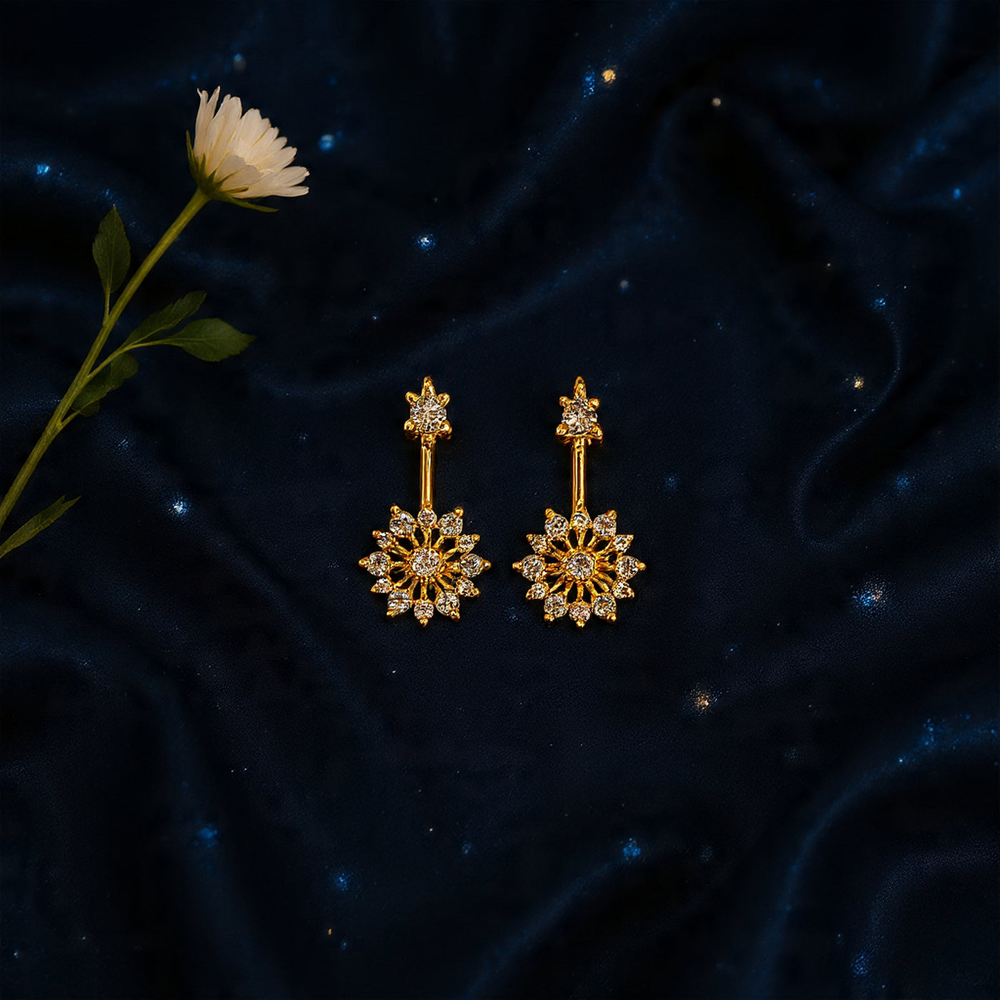 Thuli Silver Bugadi Earrings