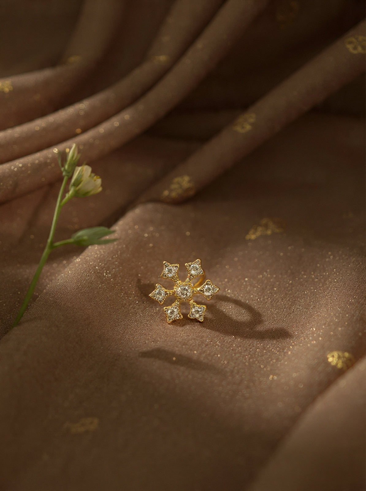 Ashwi Silver Nosepins