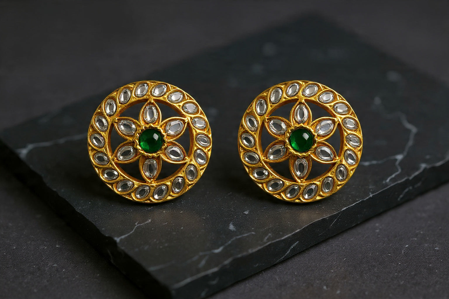Harita Kundan Earrings