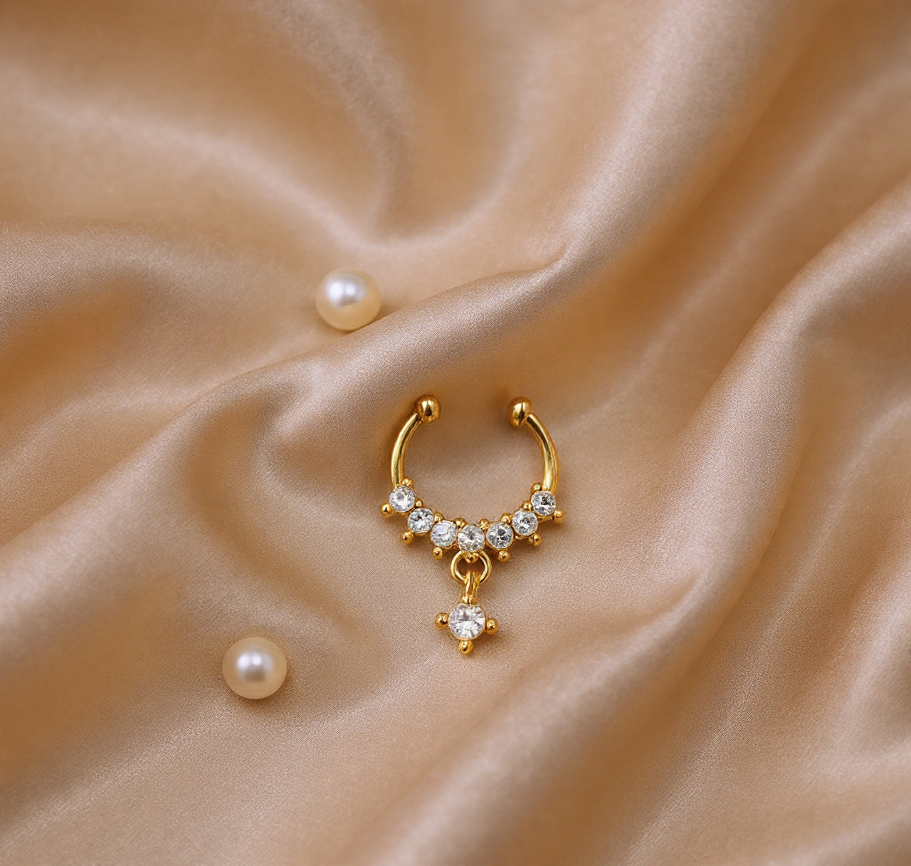 Silver 925 Septum Nose Pin 24