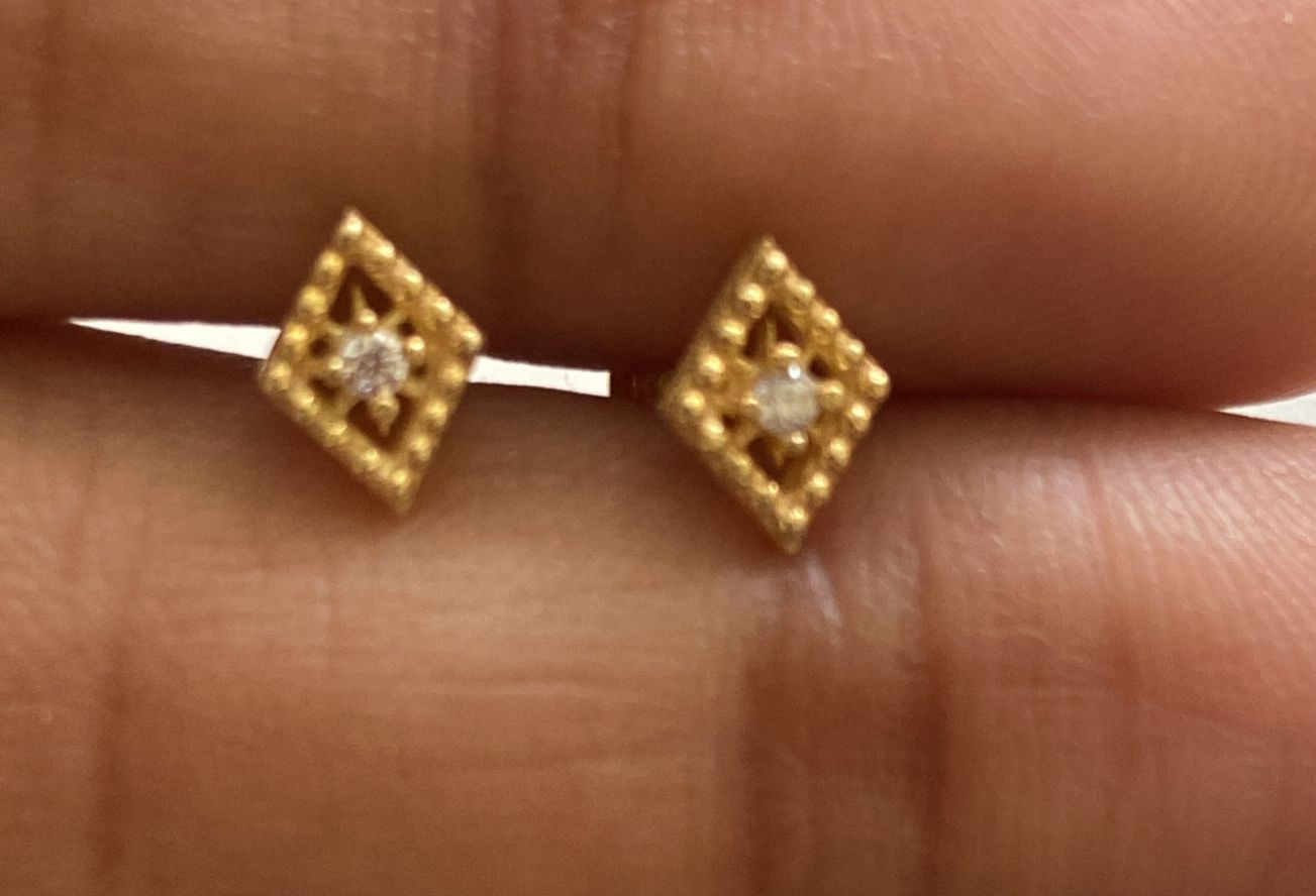 Crystal 925 Silver Studs