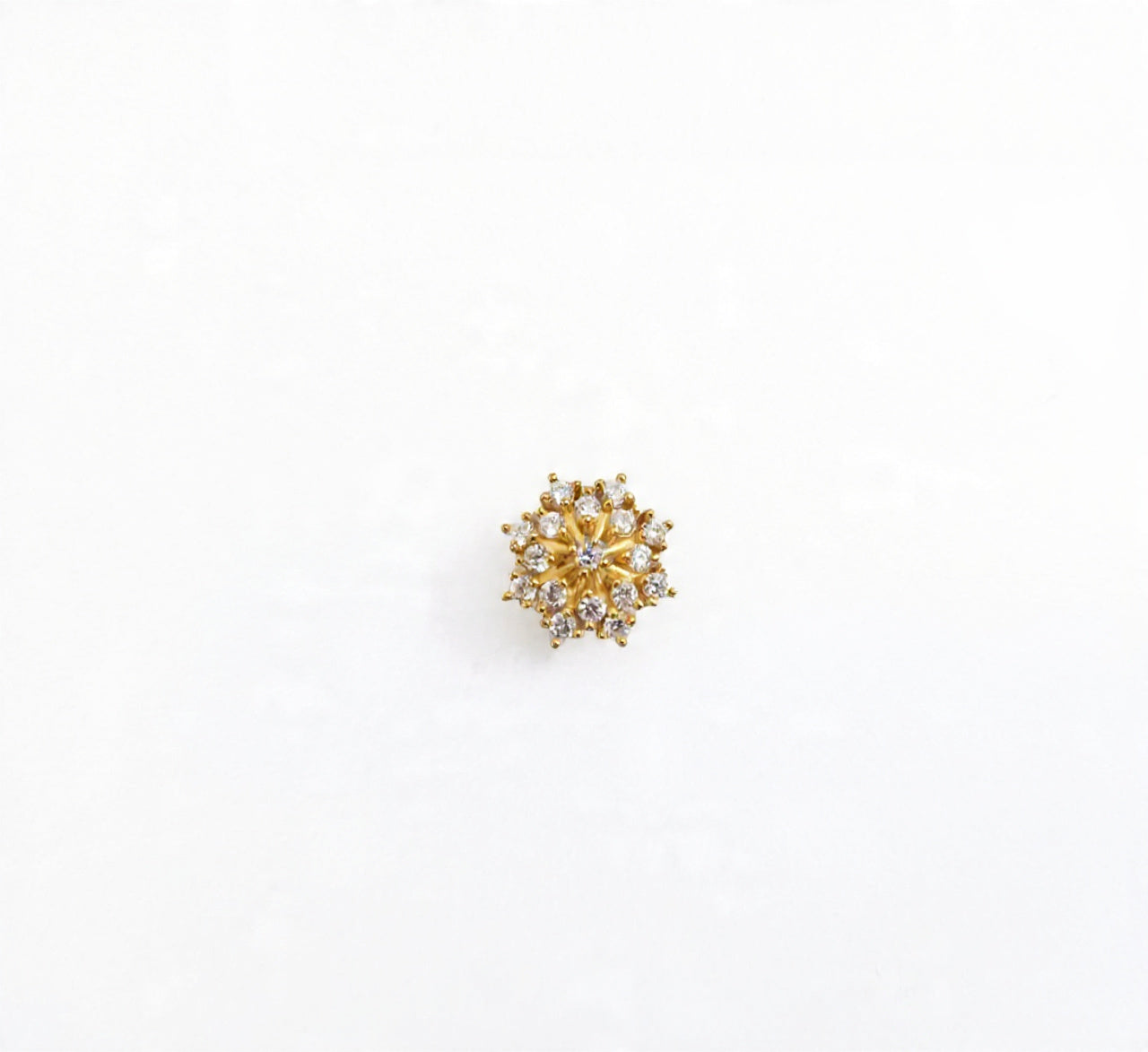 Ayushi 925 Sterling Silver Nose Pin for Women