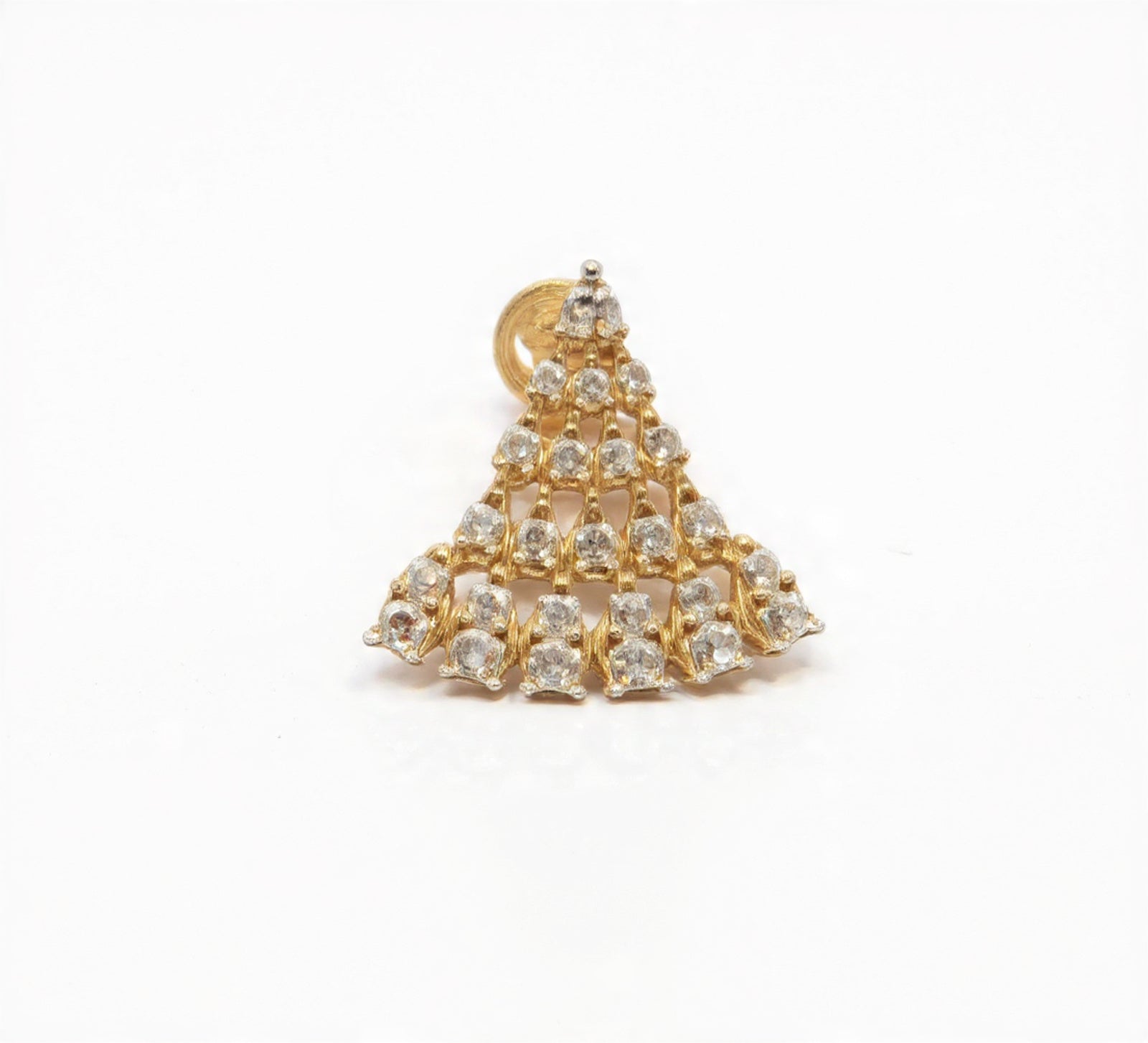 Tri 925 Silver Nose Pin for Women