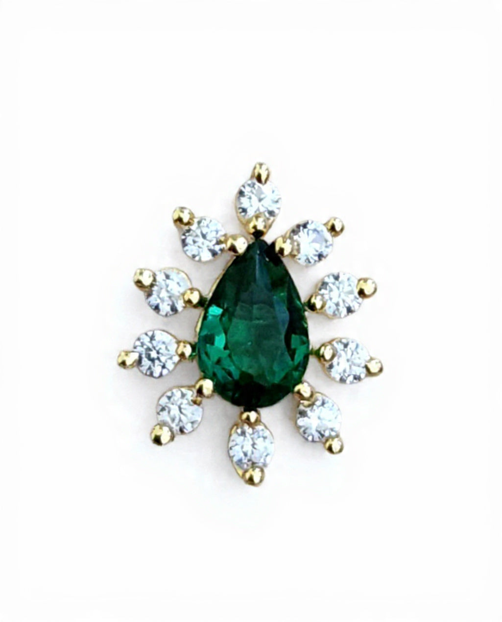 TriColor Silver Nosepins