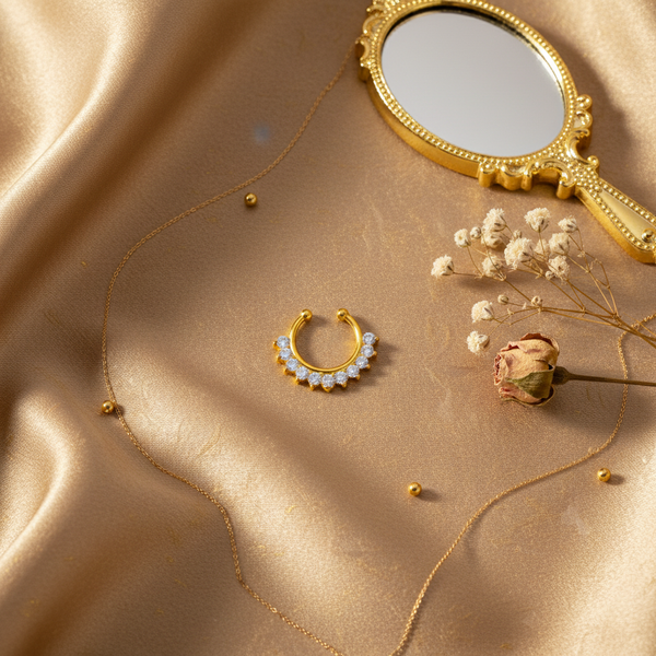 Gold-plated Septum 01 prop flat lay