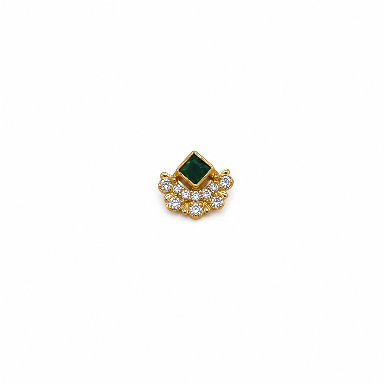 Harini 925 Silver Nose Pin for Women