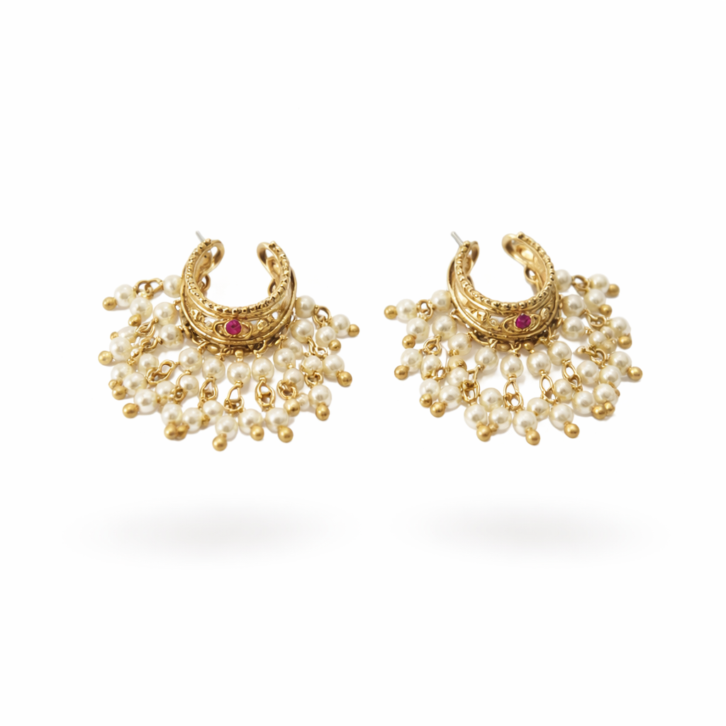 Jhalar Silver Earcuffs