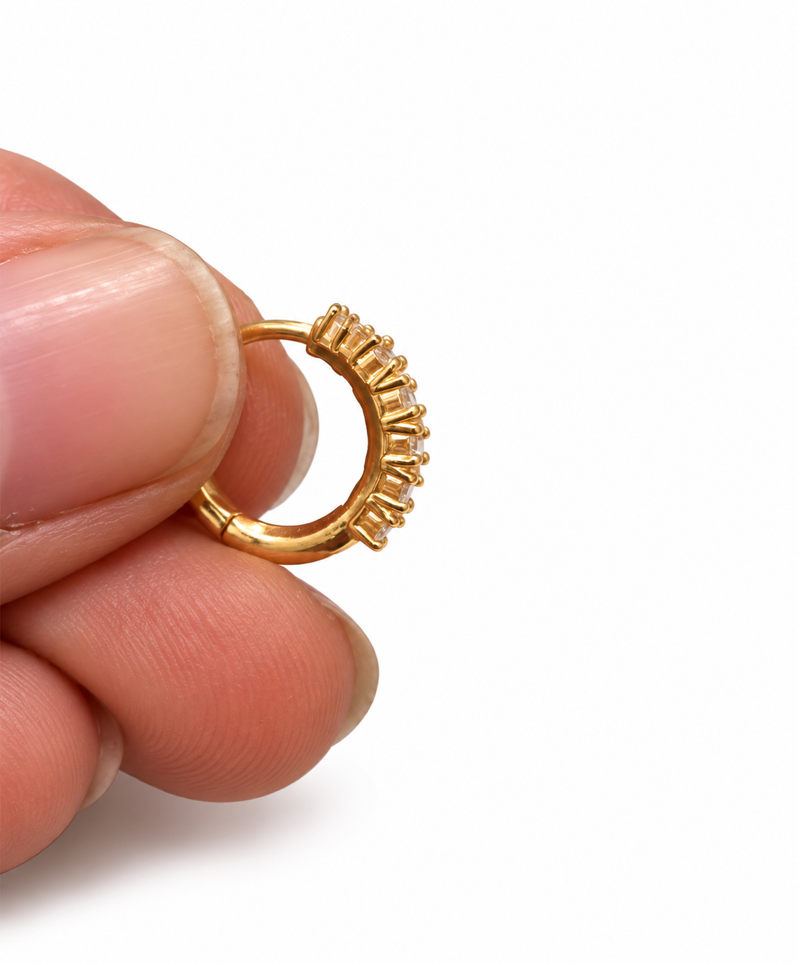 Nosering7 925 Sterling Silver Nose Ring for Women