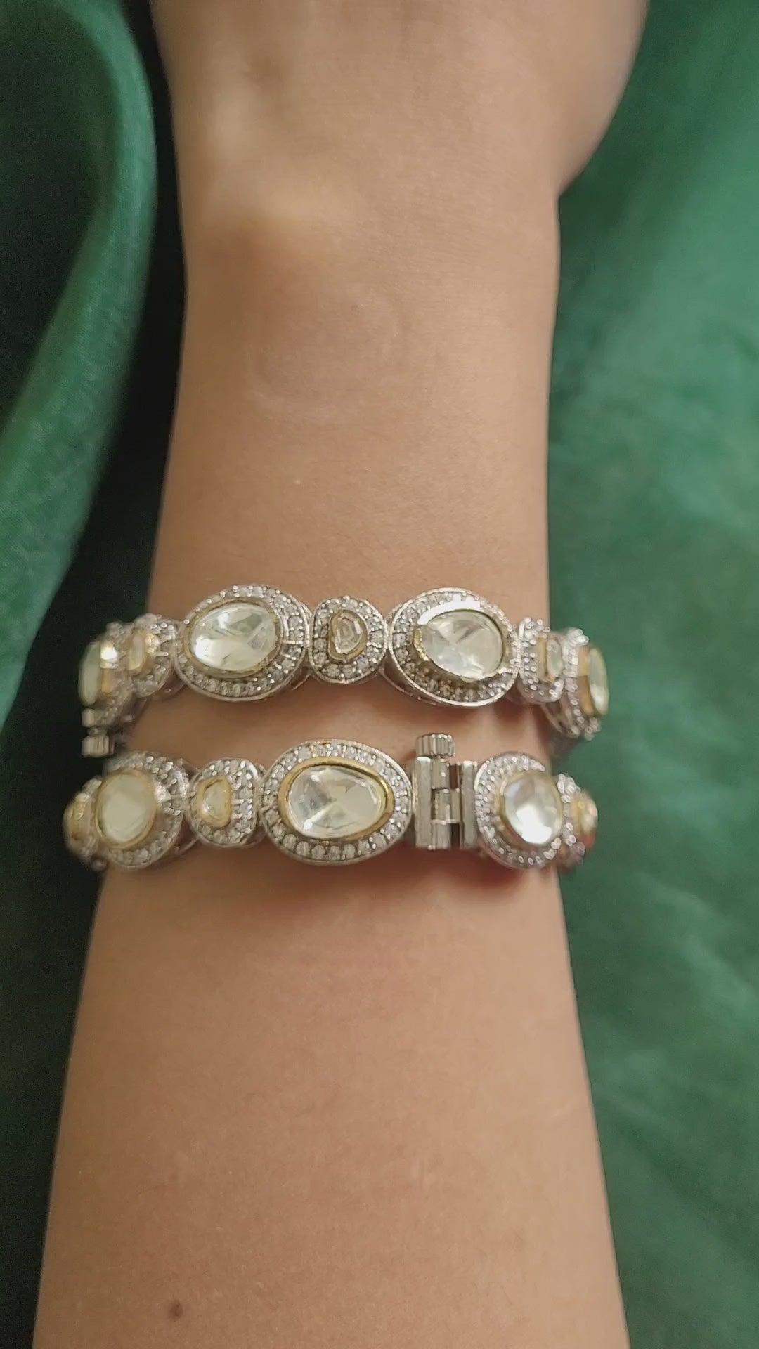 Kaneri Polki Bangles