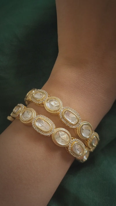 Kaneri Polki Bangles