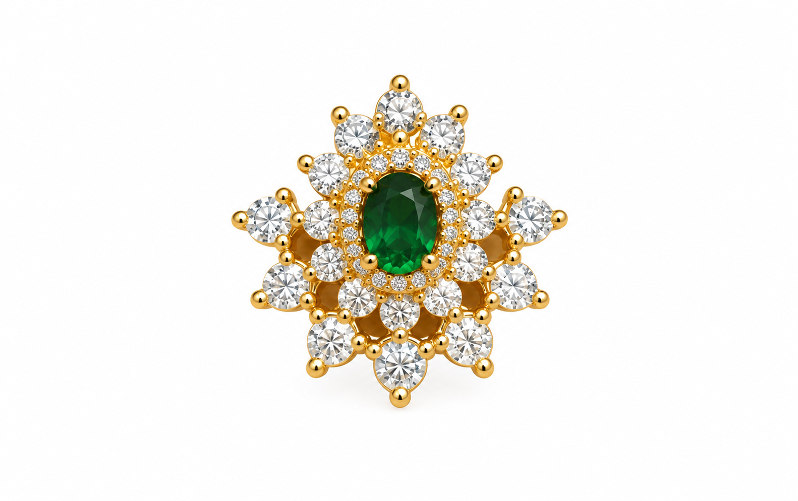 Ruti 925 Sterling Silver Nose Pin for Women