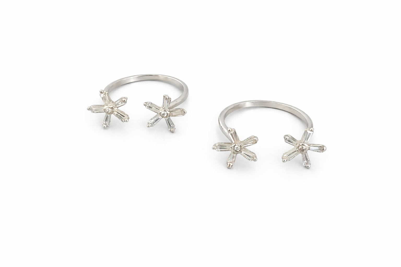 Dual Floret Toe Rings 22