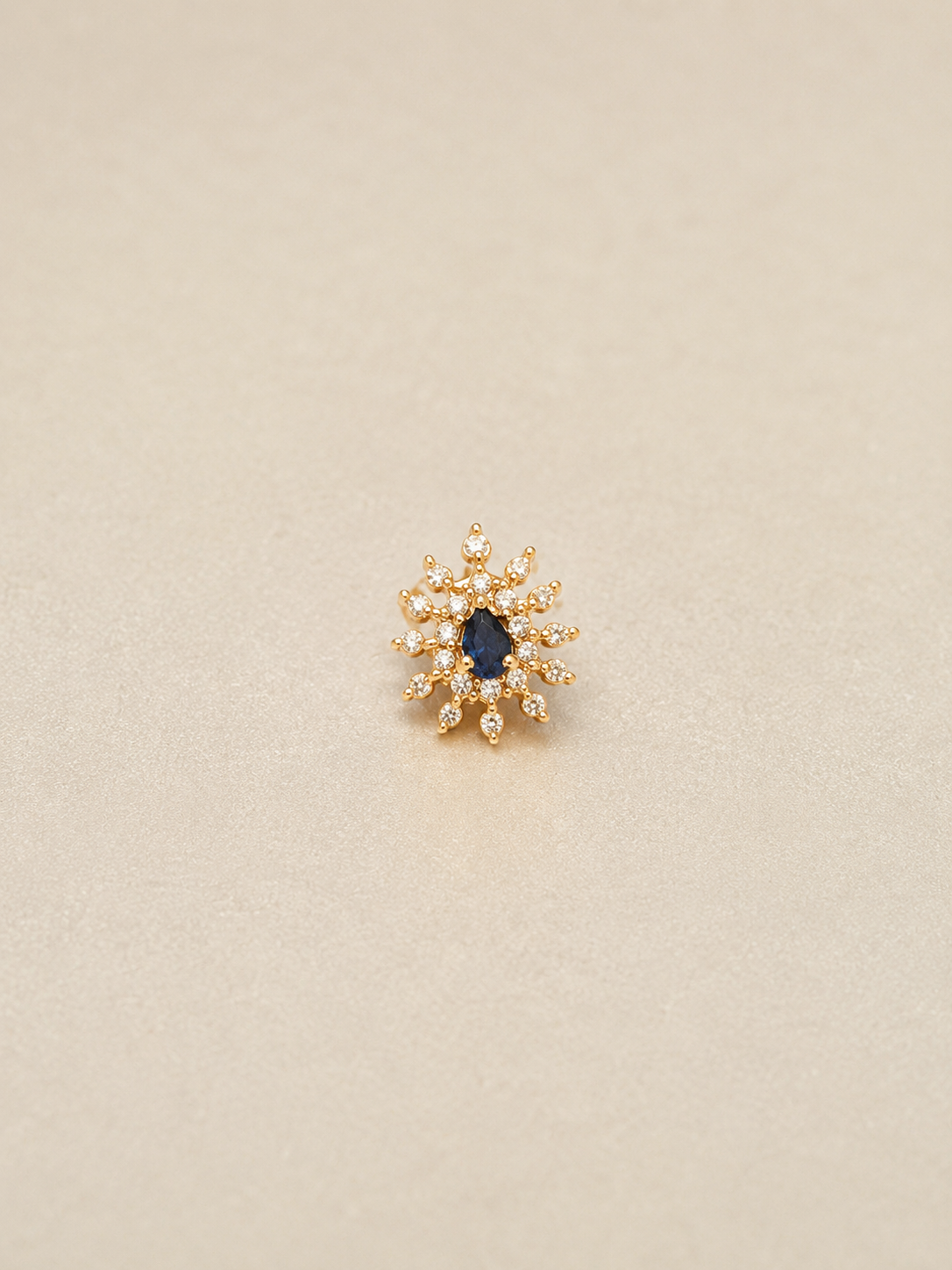 TriDrop 925 Silver Nose Pin for Women